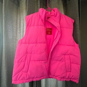Hot pink vest from target
